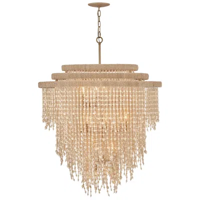 Hinkley Fredrick Ramond Freya Large Chandelier 36.25" Burnished Gold