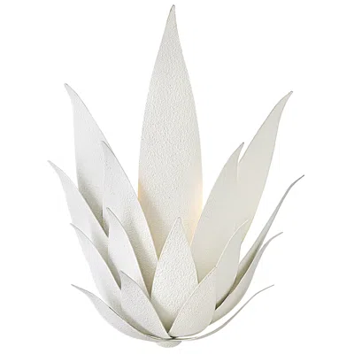 Hinkley Fredrick Ramond Interior Agave Large 2 Light Sconce 12.5" Textured Pla