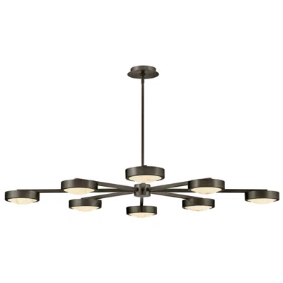 Hinkley Fredrick Ramond Interior Cava Large Convertible Semi Flush 50" Black O