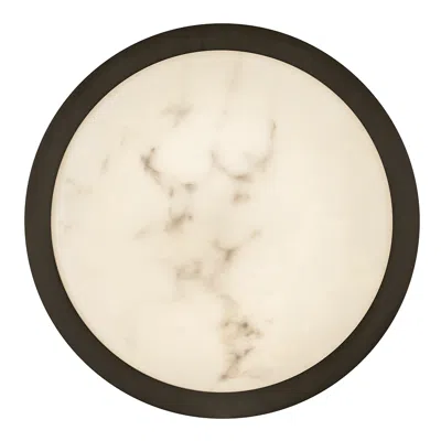 Hinkley Fredrick Ramond Interior Cava Small Flush Mount 12.75" Black Oxide