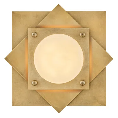 Hinkley Fredrick Ramond Interior Claude Small Led Flush Mount 15.5" Heritage B