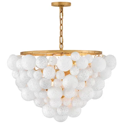 Hinkley Fredrick Ramond Interior Marabel Medium Chandelier 30.5" Distressed Br
