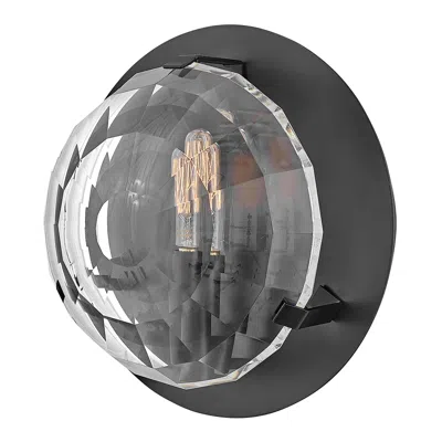 Hinkley Fredrick Ramond Interior Nala Small Single Light Sconce 8.75" Black