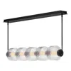 Hinkley Fredrick Ramond Interior Reign Medium Five Light Led Linear 49.25" Bla
