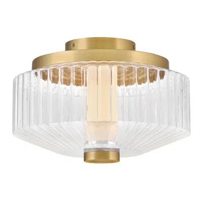 Hinkley Fredrick Ramond Interior Reign Small Led Flush Mount 12.75" Lacquered