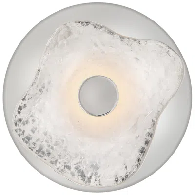 Hinkley Fredrick Ramond Iona Medium Led Sconce 15" Polished Nickel