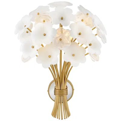 Hinkley Fredrick Ramond Marianne Large Two Light Sconce 22" Deluxe Gold