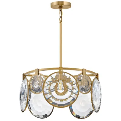 Hinkley Fredrick Ramond Pendant Nala Large Convertible Pendant Heritage Brass