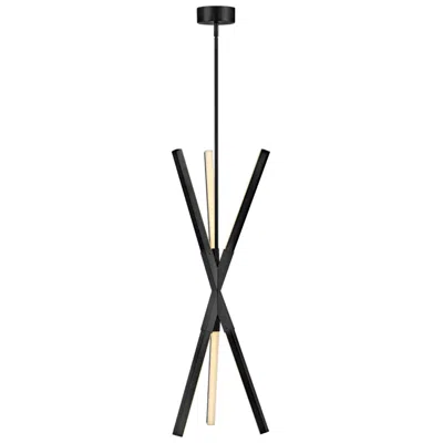 Hinkley Fredrick Ramond Rae Medium Led Pendant 14.75" Black