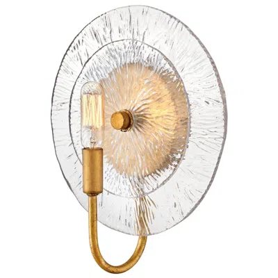 Hinkley Fredrick Ramond Rene Medium Single Light Sconce 10" Distressed Brass
