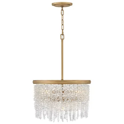 Hinkley Fredrick Ramond Rubina Medium Convertible Semi Flush 18" Burnished Gold