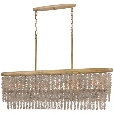 Hinkley Fredrick Ramond Rubina Medium Six Light Linear 12" Burnished Gold