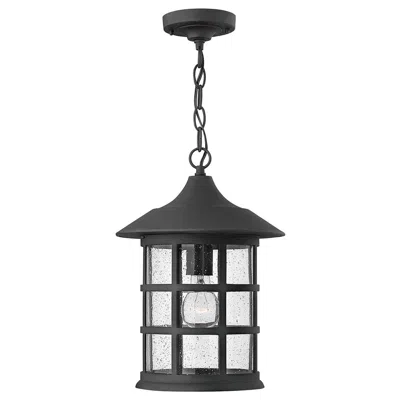Hinkley Freeport 14" High Black Outdoor Lantern Hanging Light