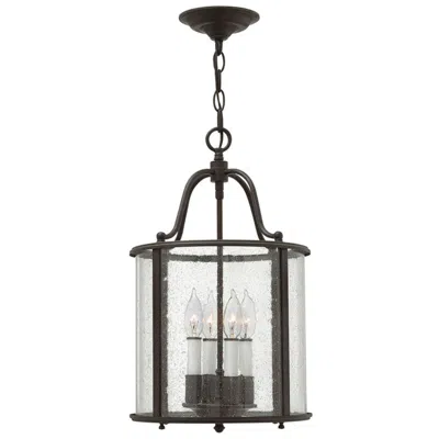 Hinkley Gentry 12" Wide Olde Bronze Hanging Foyer Light Pendant