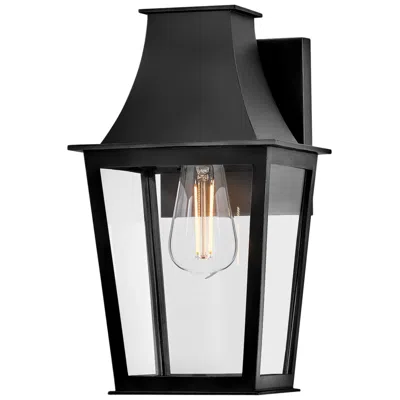 Hinkley Georgetown 12 1/2" High Black Outdoor Wall Light