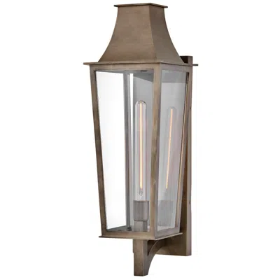 Hinkley Georgetown 26 3/4" High Burnished Bronze Outdoor Wall Light