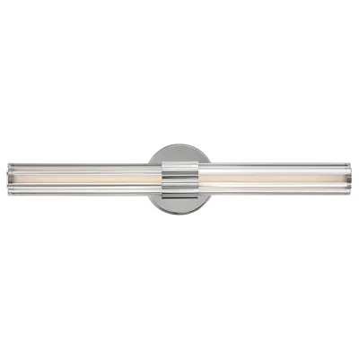 Hinkley Georgette 24" Wide Polished Nickel Led Bath Light