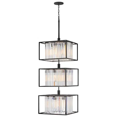 Hinkley Giada 20" Wide Black 18-light Tiered Chandelier