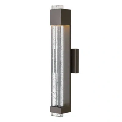 Hinkley Glacier 1 - Bulb Integrated Led Outdoor Flush Mount In Bronze