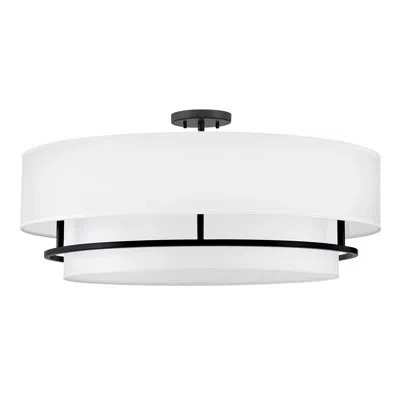 Hinkley Graham Semi Flush Mount In Black