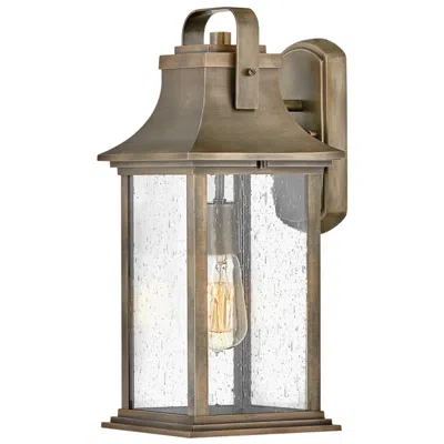 Hinkley Grant 16 3/4" High Burnished Bronze Outdoor Wall Light