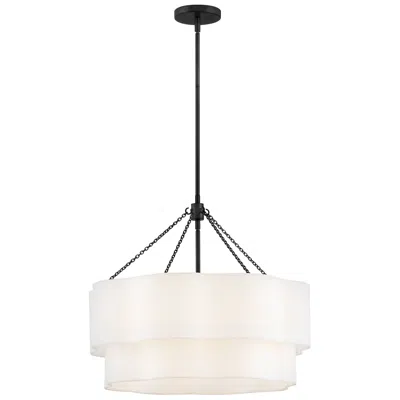 Hinkley Gwen Medium Drum Chandelier 24" Black