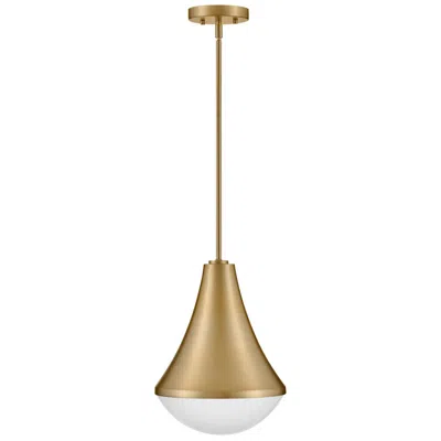 Hinkley Haddie 11" Wide Lacquered Brass Mini Pendant
