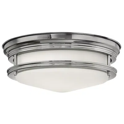 Hinkley Hadley 12" Wide Chrome Ceiling Light