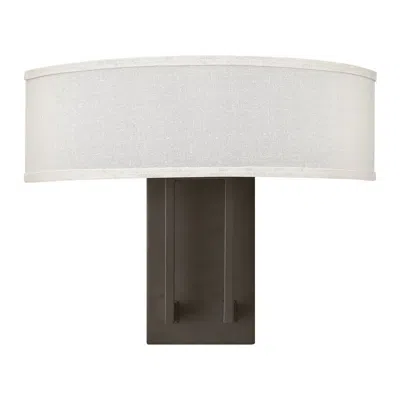 Hinkley Hampton 12" High Buckeye Bronze Modern Wall Sconce In Black