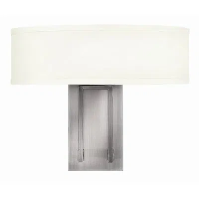 Hinkley Hampton 2-light 60w Wall Sconce In Antique Nickel