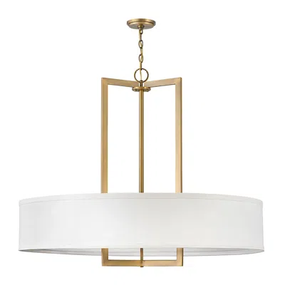 Hinkley Hampton 40"w Brushed Bronze 9-light Drum Chandelier
