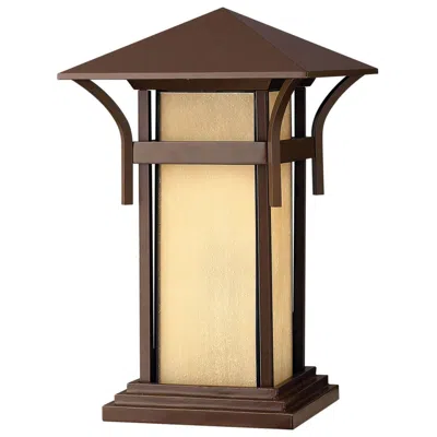 Hinkley Harbor 17" High Anchor Bronze Led Outdoor Pier Mount Light