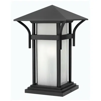 Hinkley Harbor 17" High Satin Black Led Outdoor Pier Light