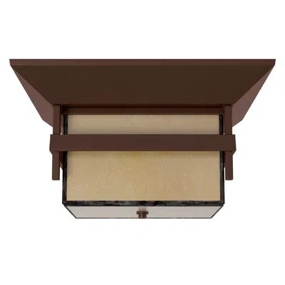 Hinkley Harbor 2 - Light 12.25" Flush Mount In Anchor Bronze