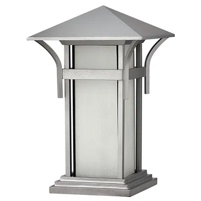 Hinkley Harbor Collection Titanium 17" High Outdoor Pier Mount Light