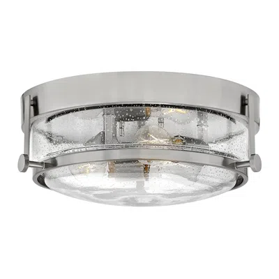 Hinkley Harper 15 3/4"w Brushed Nickel 3-light Ceiling Light