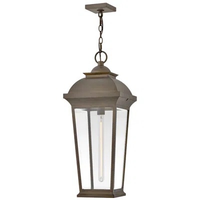 Hinkley Hawthorne Outdoor Large Hanging Pendant 12" Blackened Brass