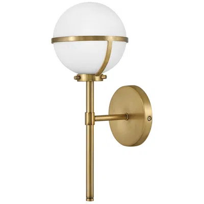Hinkley Hollis 16" High Heritage Brass Led Wall Sconce