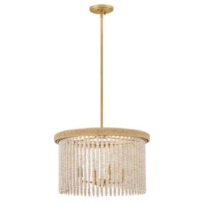 Hinkley Indra Large Convertible Semi-flush Mount In Gold