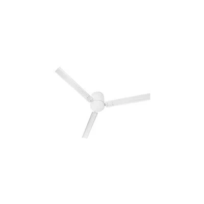 Hinkley Indy Flush 58-in Indoor/outdoor Smart Ceiling Fan With Remote In Matte White
