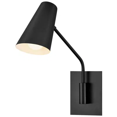 Hinkley Interior Bray Medium Swing Arm Single Light Sconce 5.5" Black