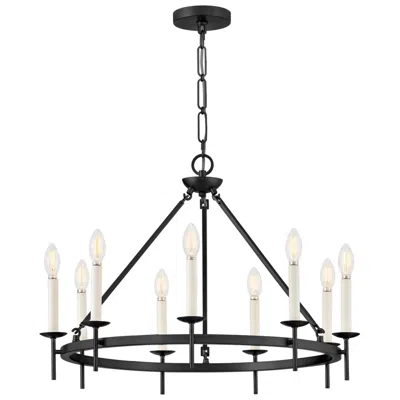 Hinkley Interior Copley Medium Ring Chandelier 27.75" Black