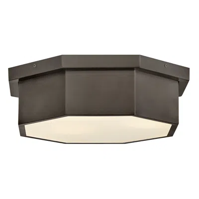 Hinkley Interior Facet Medium Flush Mount 17.5" Black Oxide