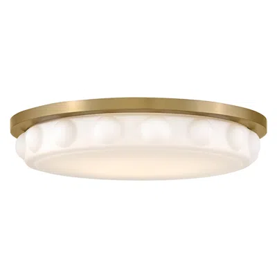 Hinkley Interior Zoey Medium Led Flush Mount 20" Lacquered Brass