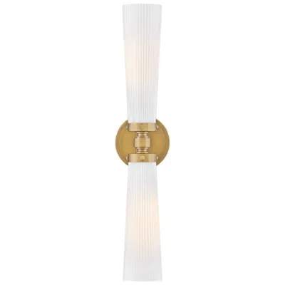 Hinkley Jude 24" High Heritage Brass 2-light Wall Sconce