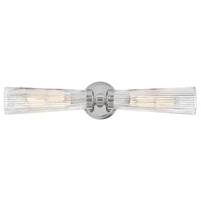 Hinkley Jude 24"w Polished Nickel 2-light Vanity Bath Light