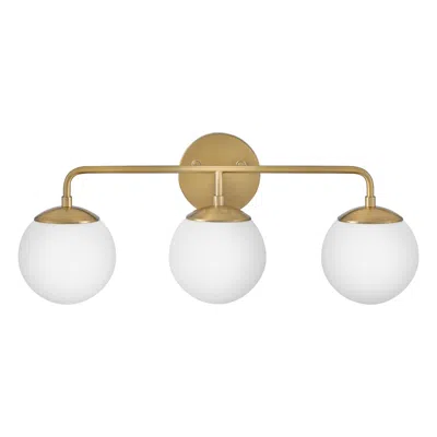 Hinkley Julep 24" Wide Lacquered Brass 3-light Vanity Bath Light
