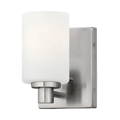 Hinkley Karlie 8 1/4" High Nickel Wall Sconce By  Lighting