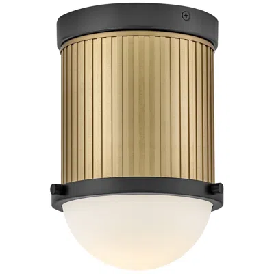 Hinkley Kieran Medium Semi Flush Mount 6.75" Black