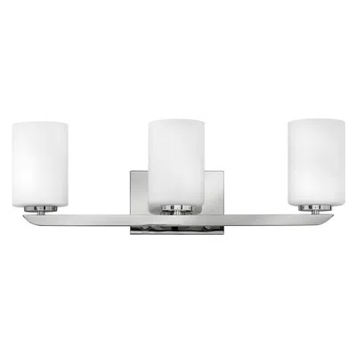 Hinkley Kyra 24"w Polished Nickel 3-light Bath Light